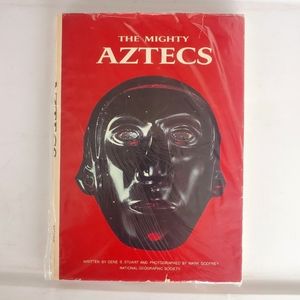 #N Vintage The Mighty Aztecs, National Geographic, Hardback Book